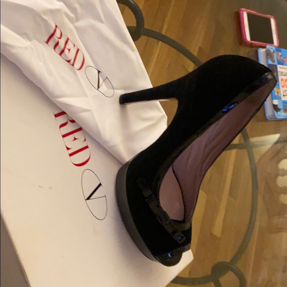 RED Valentino -Peep Toe Pumps